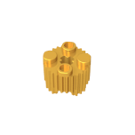 Brick, Round 2 x 2 With Axle Hole And Grille / Fluted Profile #92947