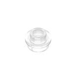 Plate, Round 1 x 1 with Open Stud #85861 Trans-Clear Gobricks