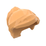 Minifig Hair Ponytail and Swept Sideways Fringe #87990