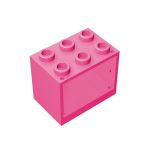 Cupboard 2 x 3 x 2 #92410 Dark Pink