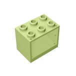 Cupboard 2 x 3 x 2 #92410 Yellowish Green Gobricks
