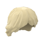 Minifig Hair Tousled and Layered #92746