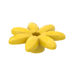 Plant, Outdoor Accessory Kit, Flower with 7 Thin Petals and Pin #95832