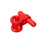 Pneumatic Hose Connector with Axle Connector #99021  Red Gobricks