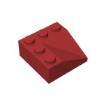 Slope 33 3 x 3 Double Concave #99301 Dark Red