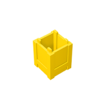 Container Box  2 x 2 x 2 #61780 Yellow Gobricks