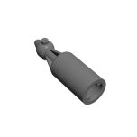 Technic Steering / CV Joint #32494  Dark Bluish Gray Gobricks