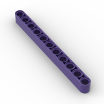 Technic Beam 1 x 11 Thick #32525  Dark Purple Gobricks