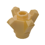 Rock 1 x 1 Crystal 4 Point #11127 Pearl Gold