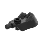 Animal Body Part, Hand / Paw with Stud on Top, Bar on Side and 3 Bar Holders on Bottom #15090