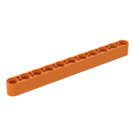Technic Beam 1 x 11 Thick #32525 Orange