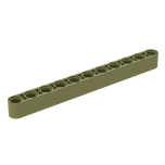 Technic Beam 1 x 11 Thick #32525 Olive Green