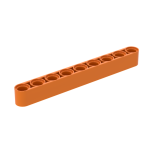 Technic Beam 1 x 9 Thick #40490 Orange