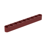 Technic Beam 1 x 9 Thick #40490  Dark Red Gobricks