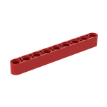 Technic Beam 1 x 9 Thick #40490 Red