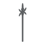 Weapon Pike / Spear 4 Side Blades #43899