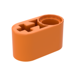 Technic Beam 1 x 2 Thick with Pin Hole and Axle Hole #60483 Orange