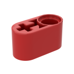 Technic Beam 1 x 2 Thick with Pin Hole and Axle Hole #60483 Red