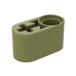 Technic Beam 1 x 2 Thick with Pin Hole and Axle Hole #60483  Olive Green Gobricks