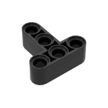 Technic Beam 3 x 3 T-Shape Thick #60484  Black Gobricks