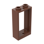 Window 1 x 2 x 3 Flat Front #60593 Reddish Brown