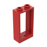 Window 1 x 2 x 3 Flat Front #60593 Red
