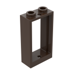 Window 1 x 2 x 3 Flat Front #60593 Dark Brown