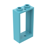 Window 1 x 2 x 3 Flat Front #60593 Medium Azure