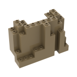 Rock Panel Rectangular 4 x 10 x 6 BURP #6082 Dark Tan