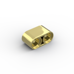 Technic Beam 1 x 2 Thick #43857 Plating gold