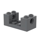 Brick 2 x 4 x 1 1/3 With Holes And 2 x 2 Cutout #18975