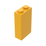Brick 1 x 2 x 3 #22886 Bright Light Orange