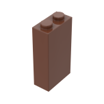 Brick 1 x 2 x 3 #22886 Reddish Brown