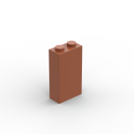 Brick 1 x 2 x 3 #22886 Dark Orange