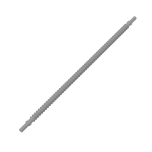 Flexible Ribbed Hose 8mm Ends 19L #57539  