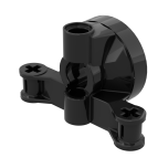 Technic Steering Wheel Hub Holder with 2 Pin Holes and 2 Axle Holes #23801 