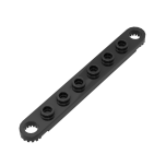 Technic Plate 1 x 8 With Toothed Ends #4442