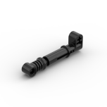 2909c03: Technic Shock Absorber 9.5L with Soft Spring - Black #74741