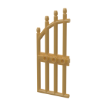 Gate 1 x 4 x 9 Arched with Bars and Three Studs #42448