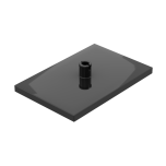 Tile Special 6 x 4 with Beveled Edges and 5mm Pin (Train Bogie Plate) #4025 