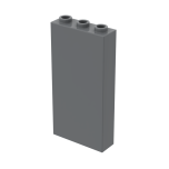 Brick 1 x 3 x 5 #3755 Dark Bluish Gray