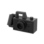 Minifigure, Utensil Camera Handheld Style with Compact Bar Handle 