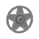 Wheel Cover 5 Spoke Thick with Edge Bolts #19215