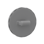 Minifig Shield Round with Stud and Raised Rim #91884