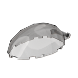 Windscreen 6 x 4 x 2 1/3 Bubble Canopy with Handle #87752