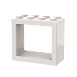 Window 2 x 4 x 3 Frame with Solid Studs #4132