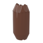 Cylinder Half 4 x 6 x 13 with 1 x 2 Cutout #92591