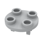 Wheel Holder, Plate, Round 2 x 2 Thin with Clips #2655