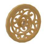Ornate Carriage Wheel 43.2mm #15744