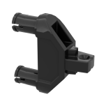 Hinge 1 x 3 Triangle with Two Pins, 1 Locking Finger #47973